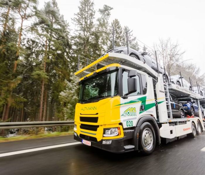 Der Scania P 25 BEV ist ein wegweisender Schritt in Richtung nachhaltigen Transport, da er ohne Verbrennungsmotor auskommt. (Foto: Michael Baumgartner. KiTO)