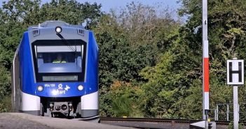 Alstom Coradia iLint Wasserstoffzüge stärken RMV-Wasserstoffzugflotte im (Foto: RMV.)